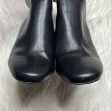 Load image into Gallery viewer, Sz 8 H&M Black Almond Toe Close Toe Heeled Booties