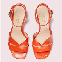 Load image into Gallery viewer, Sz 8.5 Kate Spade Orange Etta Sandals