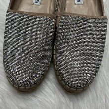 Load image into Gallery viewer, Sz 7 Steve Madden Alexia Crystal Platform Espadrille Slip On Shoes