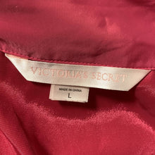 Load image into Gallery viewer, Large Victorias Secret Button Up Silky Satin Bright Pink Top