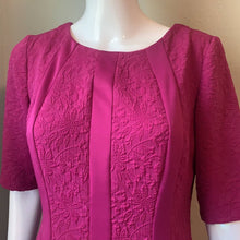 Load image into Gallery viewer, Size 10 Roz & Ali NWOT Magenta Floral Skater Dress