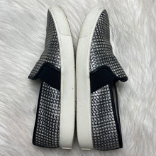 Load image into Gallery viewer, Sz 7.5 VINCE Black & White Slip On Sneakers
