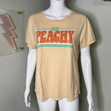 Load image into Gallery viewer, Size Large Modern Canva Just Peachy Short Sleeve Tee
