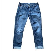 Load image into Gallery viewer, Size 27 Hudson Bacara Cropped Straight Cuffed Jeans