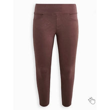 Load image into Gallery viewer, Size 1X Torrid NWOT POCKET PIXIE PANT - LUXE PONTE HEATHER GREY PURPLE