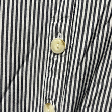Load image into Gallery viewer, Size XL Universal Thread Navy Blue & White Stripe Button Up Top