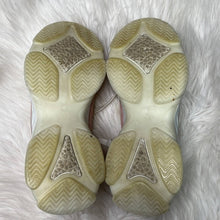 Load image into Gallery viewer, Sz 10 Unilady Pink White Yellow Color Block Platform Sneaker Tennis Shoes