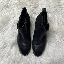 Load image into Gallery viewer, Sz 8 Crevo Black Autumn Tassel Leather Ankle Boot