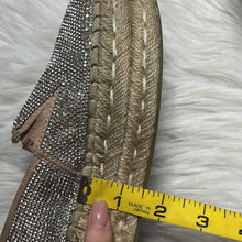 Load image into Gallery viewer, Sz 7 Steve Madden Alexia Crystal Platform Espadrille Slip On Shoes