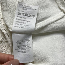 Load image into Gallery viewer, Size 10 J. Crew Point Sur Cotton Vintage White Lace Peasant Top