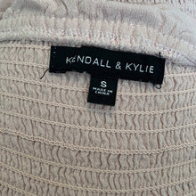 Load image into Gallery viewer, Size Small Kendall & Kylie Light Pink Off Shoulder Crop Top