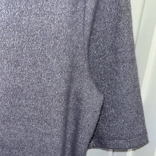 Load image into Gallery viewer, Medium Torrid Grey Sparkle Hacci Tunic Short Sleeve T-Shirt