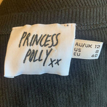 Load image into Gallery viewer, Size 8 Princess Polly NWOT Kiera Black Ripped Mini Dress