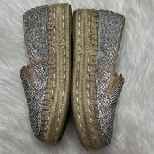 Load image into Gallery viewer, Sz 7 Steve Madden Alexia Crystal Platform Espadrille Slip On Shoes
