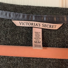 Load image into Gallery viewer, Medium Victoria’s Secret Sparkly Gray Long Sleeve Top