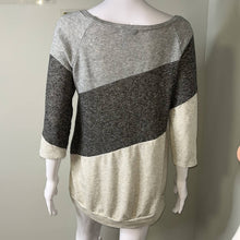 Load image into Gallery viewer, Size Large 12pm By Mon Ami Color Block Sweatshirt Top