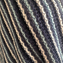 Load image into Gallery viewer, Medium Anna Blue White Stripe Knot Sweater
