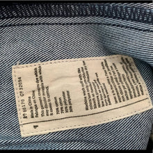 Load image into Gallery viewer, Size 6 Pilcro & The Letterpress Dark Wash High Rise Denim Button Skirt