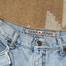 Load image into Gallery viewer, Junior's 11 Zena Jeans Vintage Light Wash High Waisted Denim Shorts