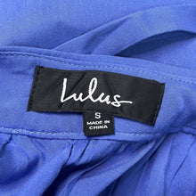 Load image into Gallery viewer, Small Lulu’s Positively Perfect Periwinkle Blue Wrap Dress
