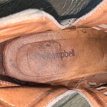 Load image into Gallery viewer, Size 8 Jeffrey Campbell Taggart Suede Cut Out Taupe Pointed Western Ankle Booties