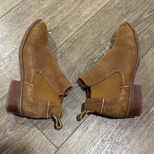 Load image into Gallery viewer, Size 8.5 Steve Madden Dabble Brown Almond store Suede Pull Tab Western Booties