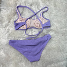 Load image into Gallery viewer, Shade & Shore Lilac Purple 2 Piece Bikini Swim Suit
