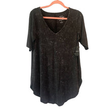 Load image into Gallery viewer, Size 1XL Torrid NWT FAVORITE TUNIC - SUPER SOFT MINERAL WASH BLACK
