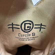 Load image into Gallery viewer, Size 5.5 Circle G Women’s Embroidered Cross Square Toe Coral Western Cowboy Boots