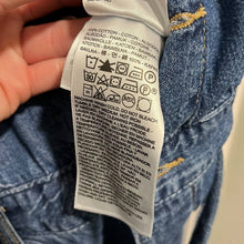 Load image into Gallery viewer, Small Levi’s Denim Button Front Tie Sleeveless Jumper