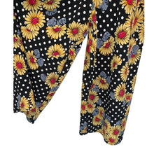 Load image into Gallery viewer, Sz 4 ASOS Black & White Polka Dot Sunflower Jump Suit