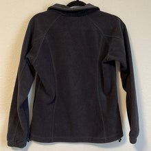 Load image into Gallery viewer, Small Columbia Black Fleece Zip Up Jacket
