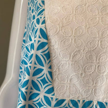 Load image into Gallery viewer, Size 10 Pendleton Vista Blue & White Shift Dress