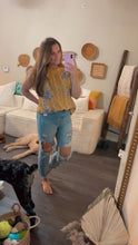 Load image into Gallery viewer, Medium THML Embroidered Boho Floral Sleeveless Top
