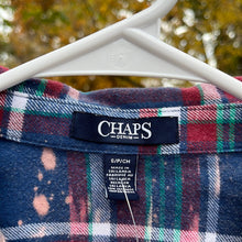 Load image into Gallery viewer, Small Long Sleeve Bleached Flannel
