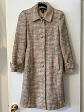 Load image into Gallery viewer, XS Arden B Tweed Wool Trench Coat
