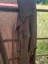 Load image into Gallery viewer, XL Zenana Brown Ribbed Shacket
