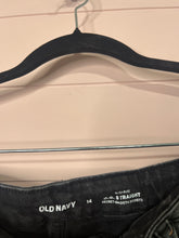 Load image into Gallery viewer, Size 14 Old Navy Plus Size High Rise Black Denim Cut Off Shorts
