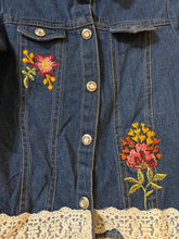 Load image into Gallery viewer, 6X Little Lass Embroidered Denim Top/Jacket
