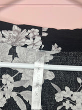 Load image into Gallery viewer, One Size Spiritual Gangster Black Floral Print Kimono
