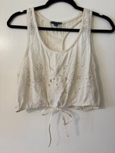 Load image into Gallery viewer, Medium American Eagle Boho Lace Crop Top
