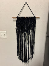 Load image into Gallery viewer, Black Boho Wall Hanger
