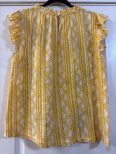 Load image into Gallery viewer, Medium THML Embroidered Boho Floral Sleeveless Top
