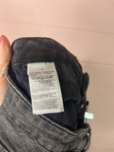 Load image into Gallery viewer, Size 14 Old Navy Plus Size High Rise Black Denim Cut Off Shorts
