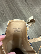 Load image into Gallery viewer, 8.5 Steve Madden Daily Snake Print Pointed Toe Heeled Booties
