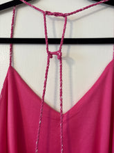 Load image into Gallery viewer, Medium New In Hot Pink Polka Dot Braided Strap Mini Dress
