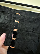 Load image into Gallery viewer, Small Aerie NWT Black Lace Crop Top Bandeau
