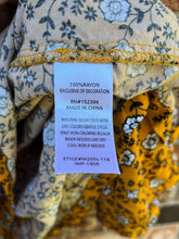 Load image into Gallery viewer, XL Magnolia Skye Mustard Yellow Floral Sun Dress
