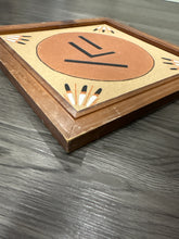 Load image into Gallery viewer, Framed Boho Navajo Sand Painting
