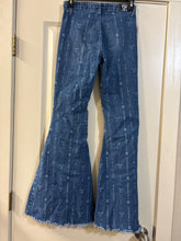 Load image into Gallery viewer, Girls 16 Cowgirl Hardware Western Bell Bottoms
